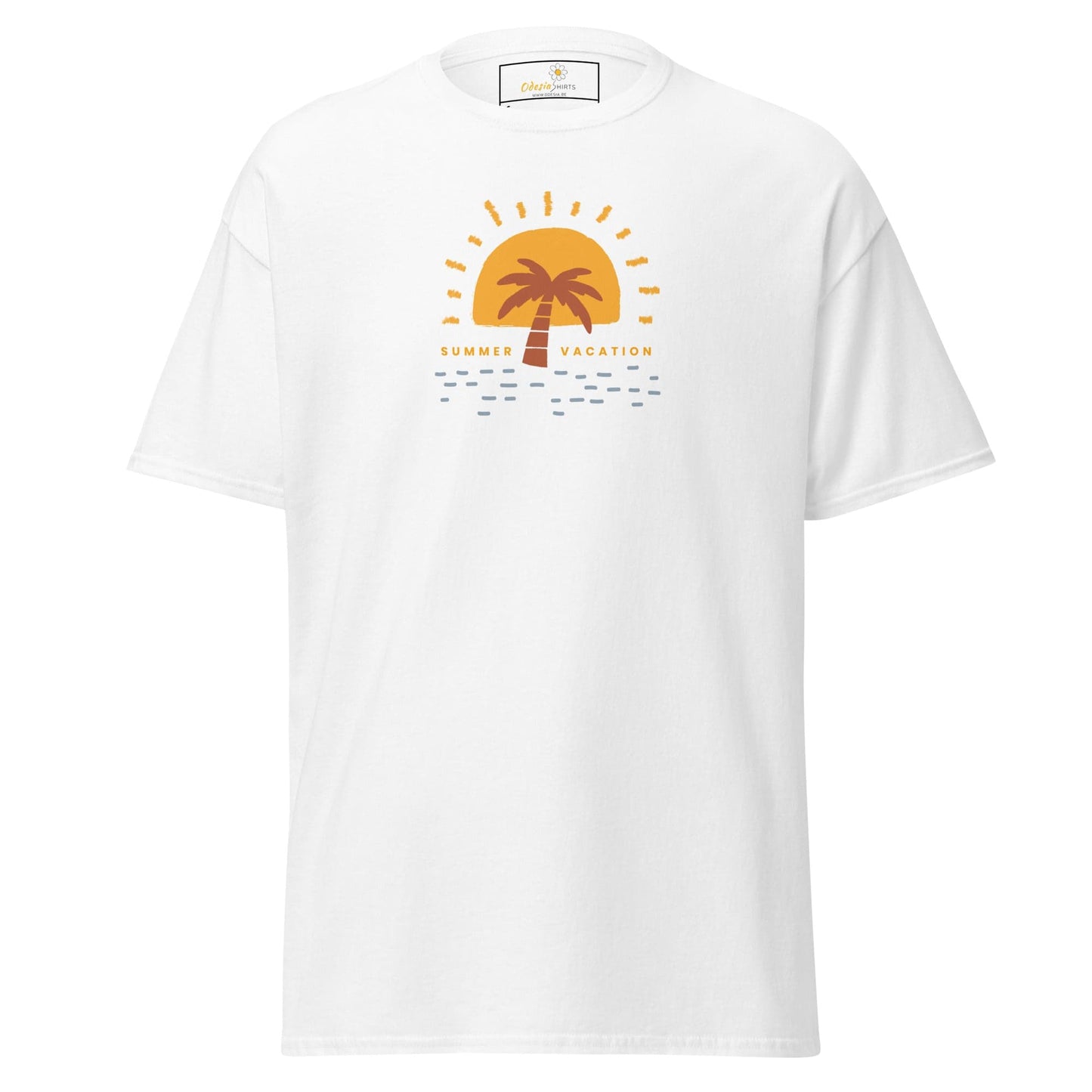 Unisex classic tee - SUMMER VACATION - REGULAR - White / S