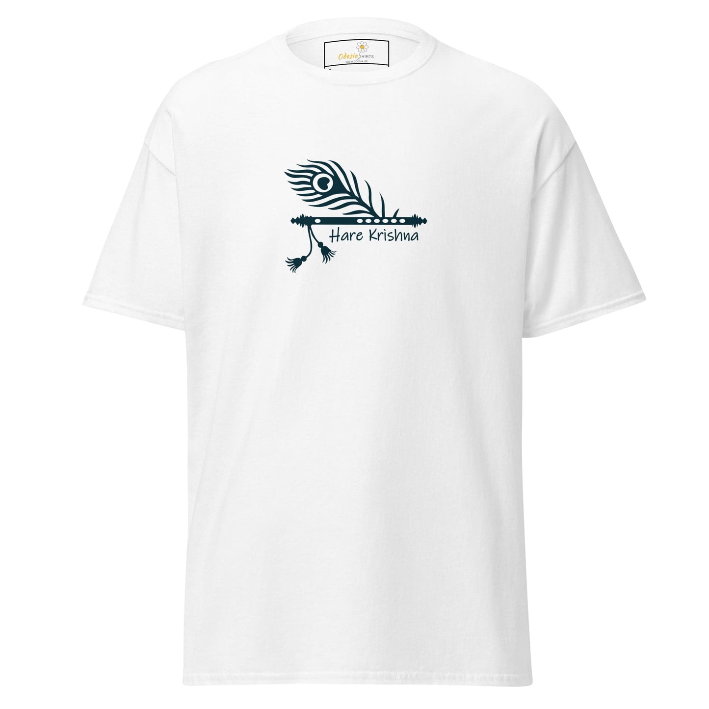 Unisex classic tee - SPIRITUAL KRISHNA’S FLUTE - REGULAR - White / S