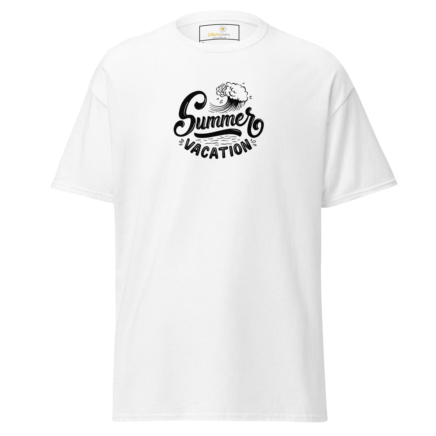 Unisex classic tee - SUMMER VACATION - REGULAR - White / S