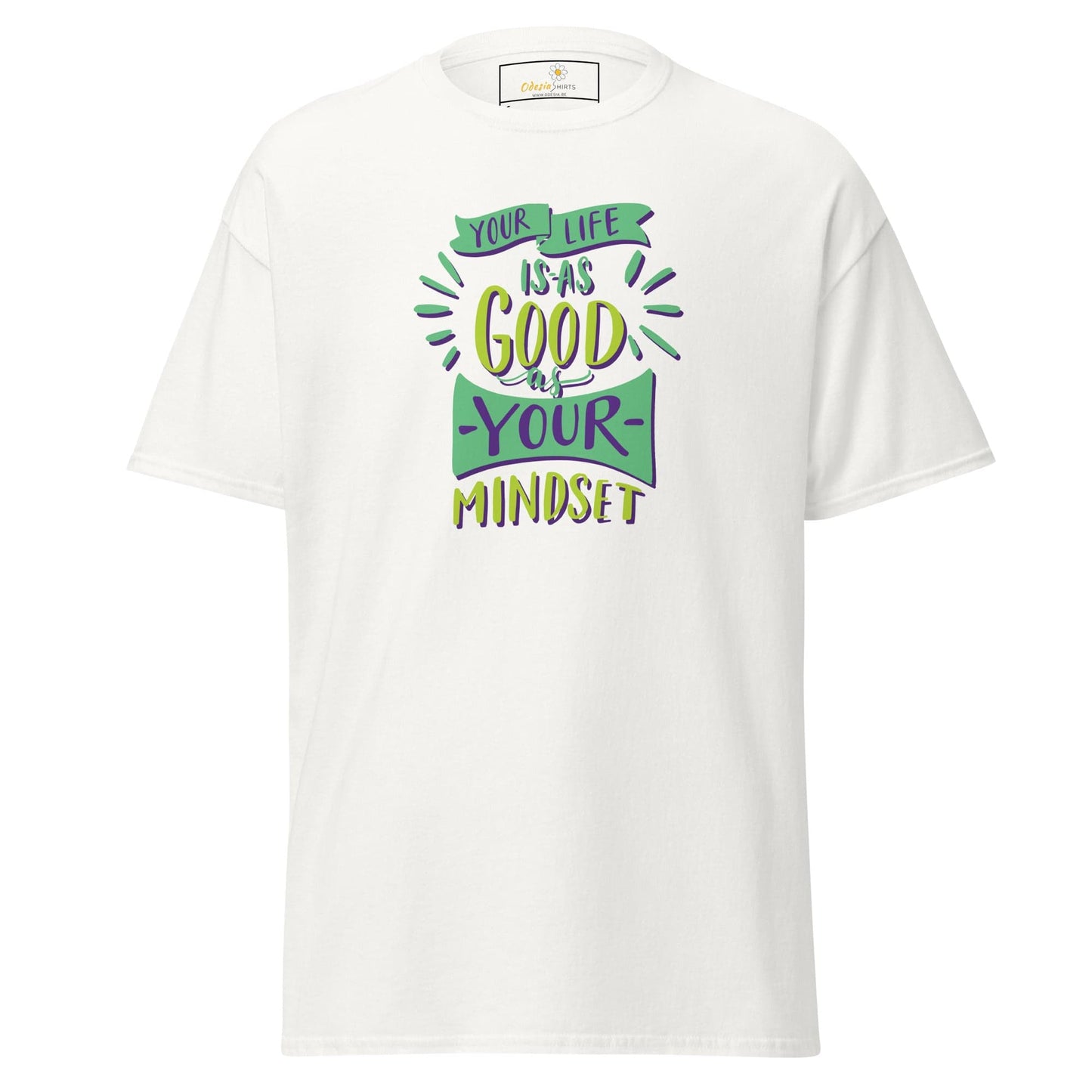 White T-Shirt with Motivational Quote from T-SHIRT DESIGN TEE for Men and Women