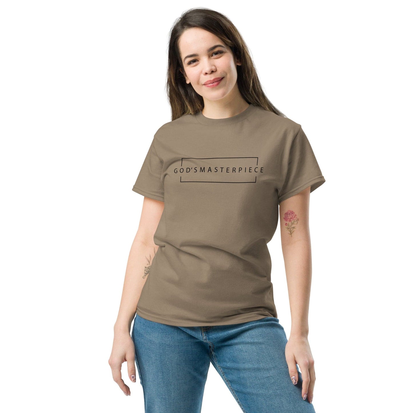 Art T-shirt Design Tee • Man / Woman • [s-xl] - Brown Savana / s