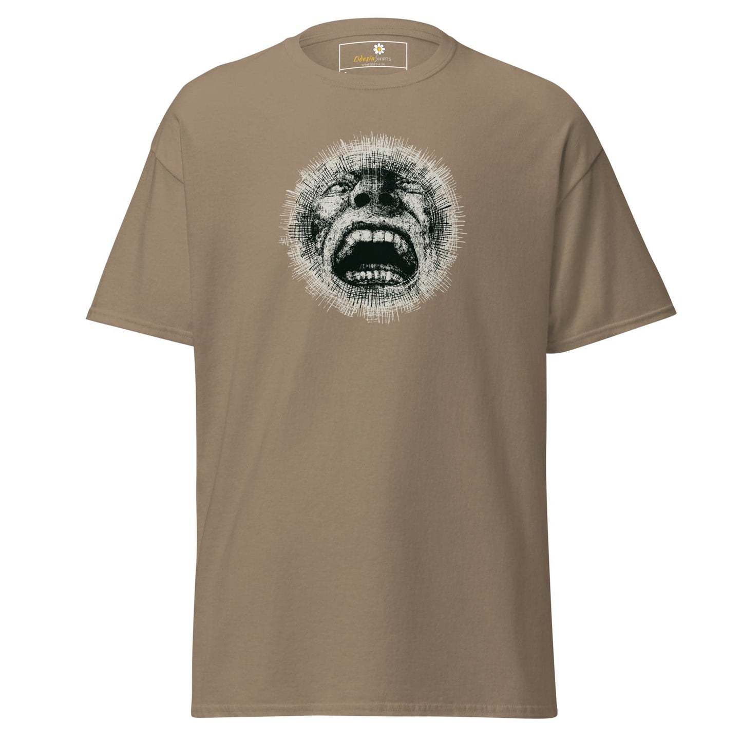 Art T-shirt Design Tee • Man / Woman • [s-xl] - Brown Savana / s