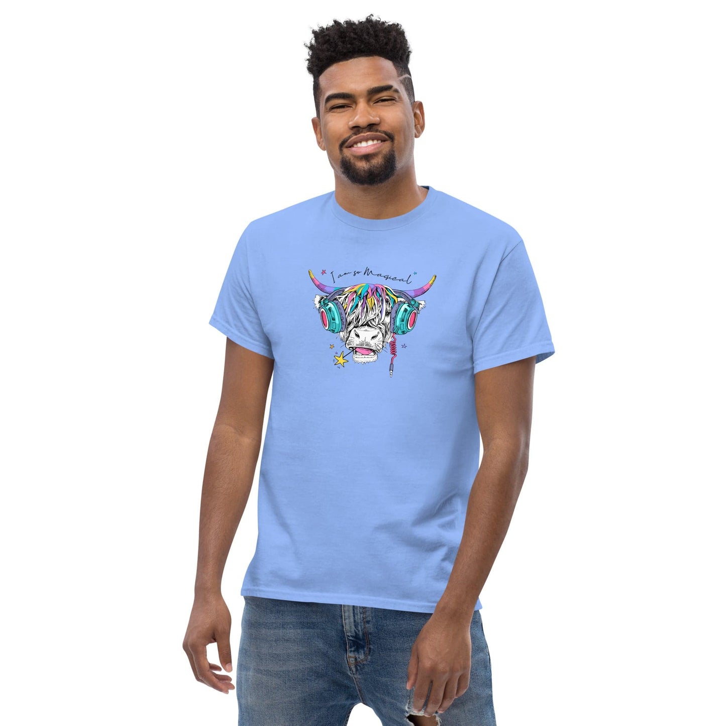Art T-shirt Design Tee • Man / Woman • [s-xl] - Carolina Blue / s