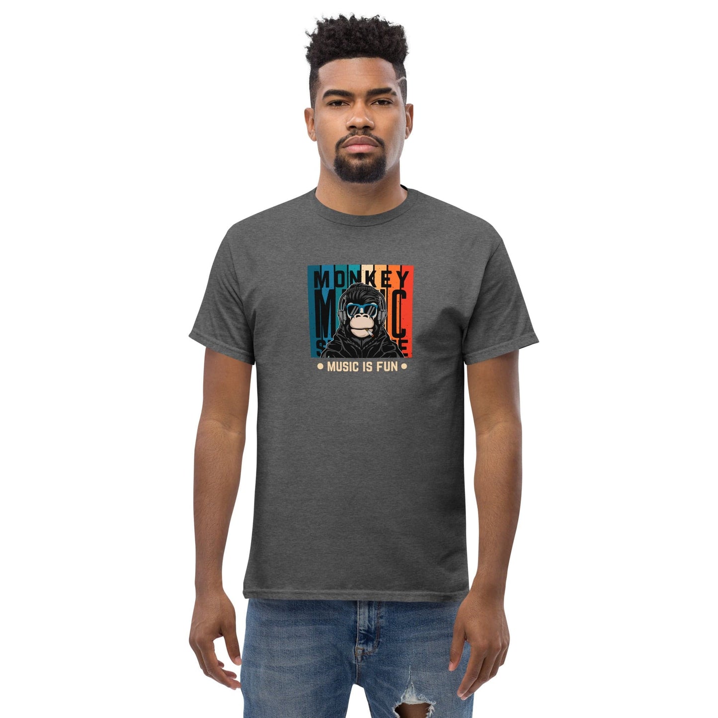 Art T-shirt Design Tee • Man / Woman • [s-xl] - Dark Heather / s