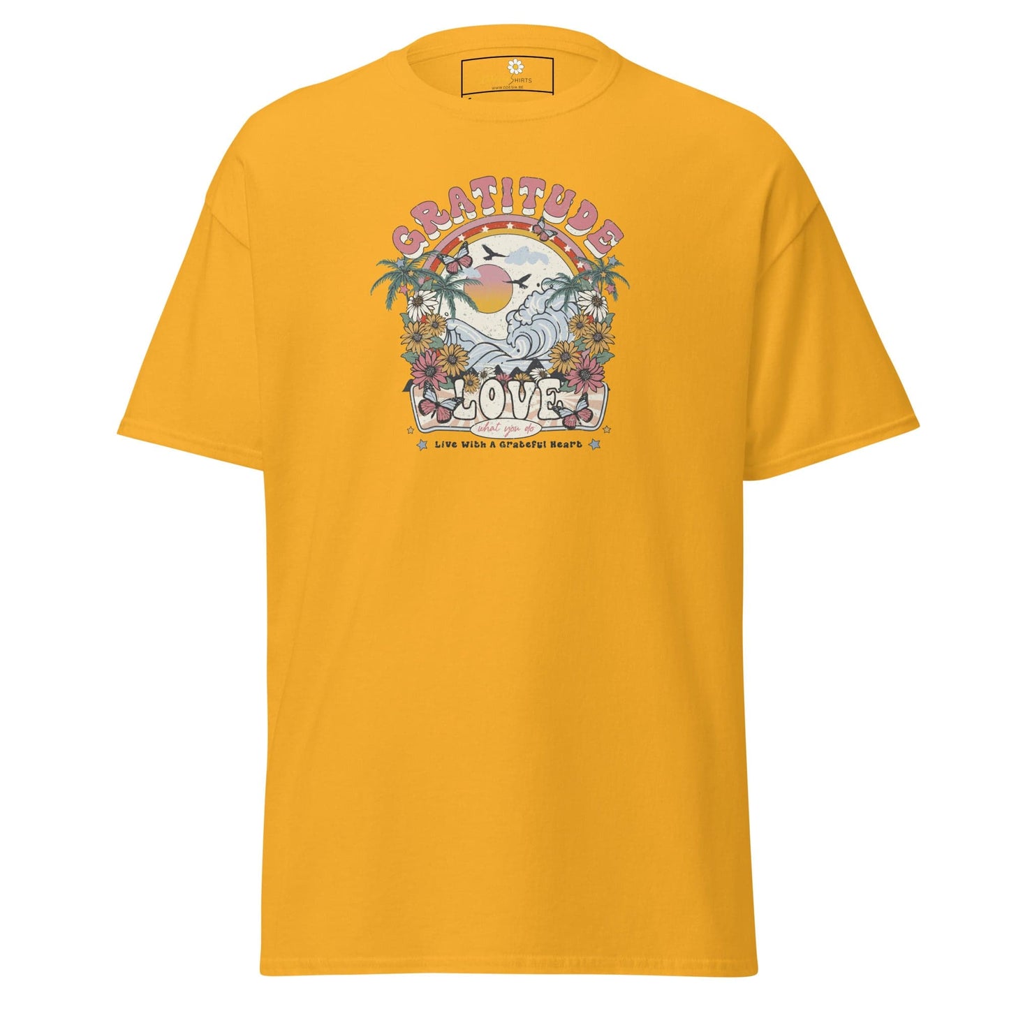 Art T-shirt Design Tee • Man / Woman • [s-xl] - Gold / s