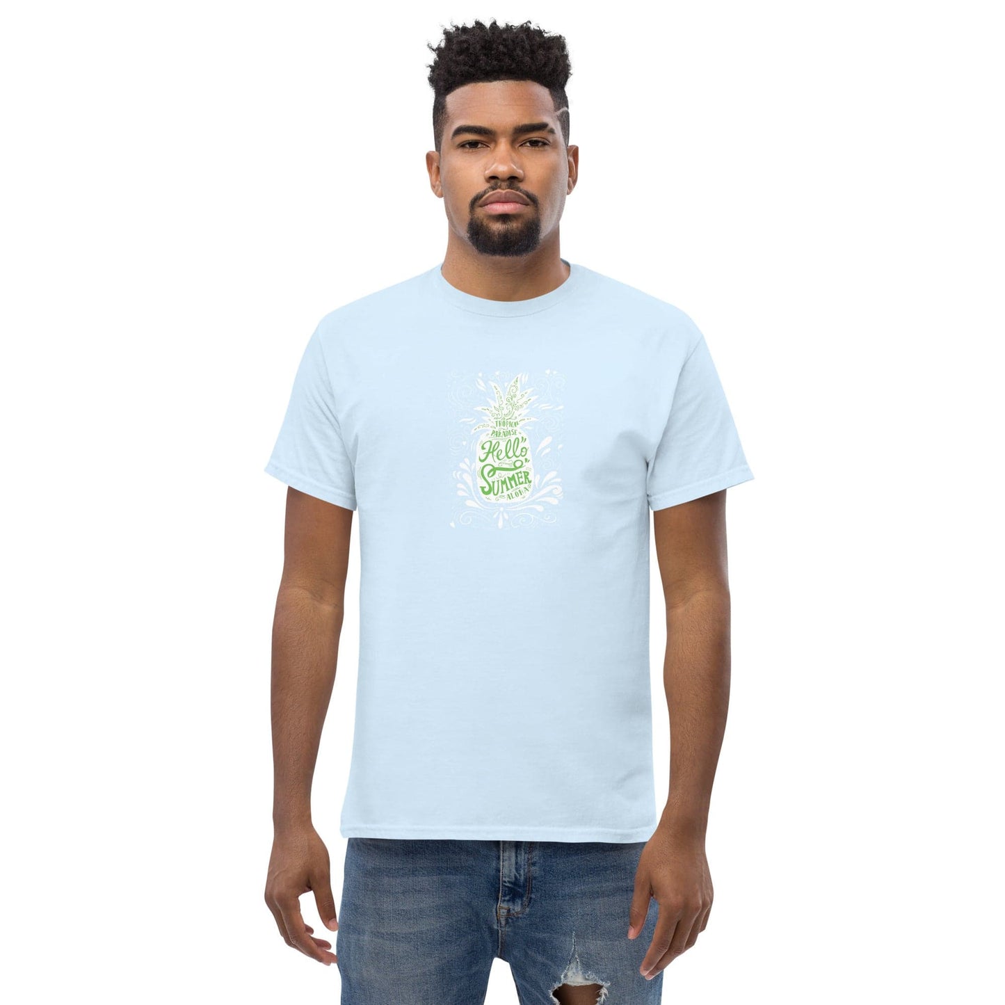 Art T-shirt Design Tee • Man / Woman • [s-xl] - Light Blue / s