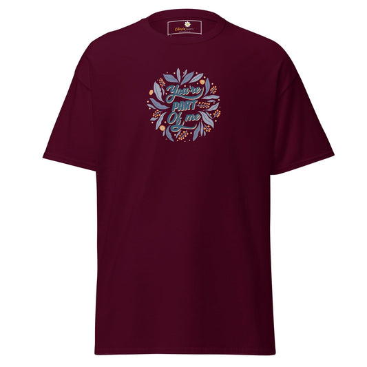 Art T-shirt Design Tee • Man / Woman • [s-xl] - Maroon / s