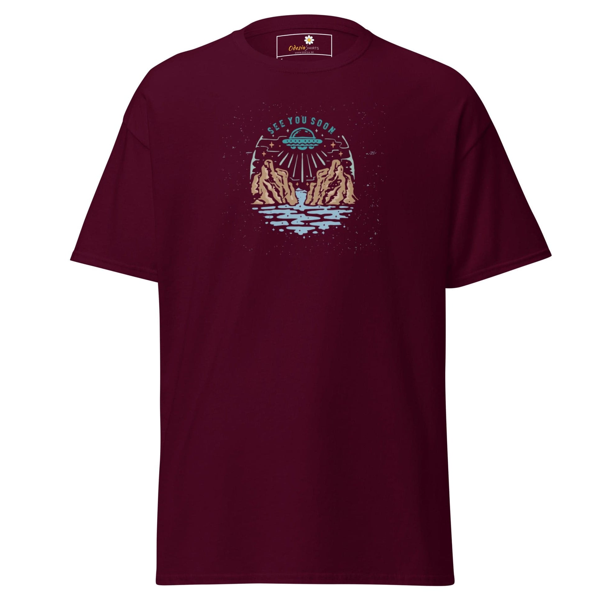 Art T-shirt Design Tee • Man / Woman • [s-xl] - Maroon / s