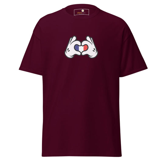 Art T-shirt Design Tee • Man / Woman • [s-xl] - Maroon / s