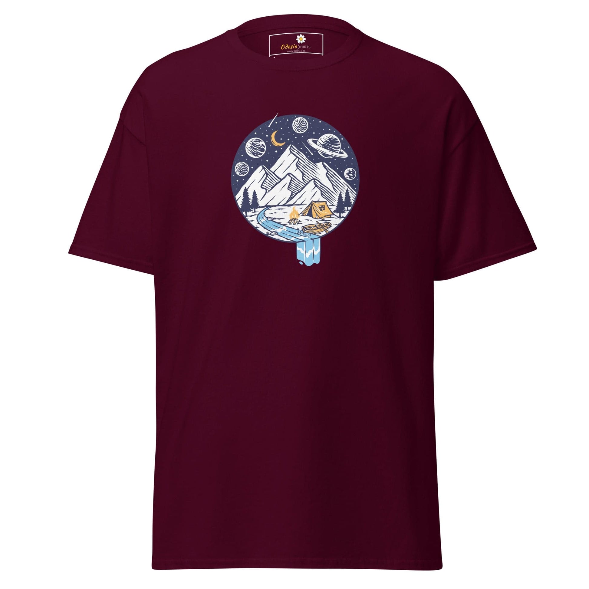 Art T-shirt Design Tee • Man / Woman • [s-xl] - Maroon / s