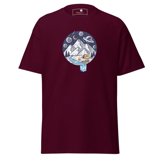 Art T-shirt Design Tee • Man / Woman • [s-xl] - Maroon / s