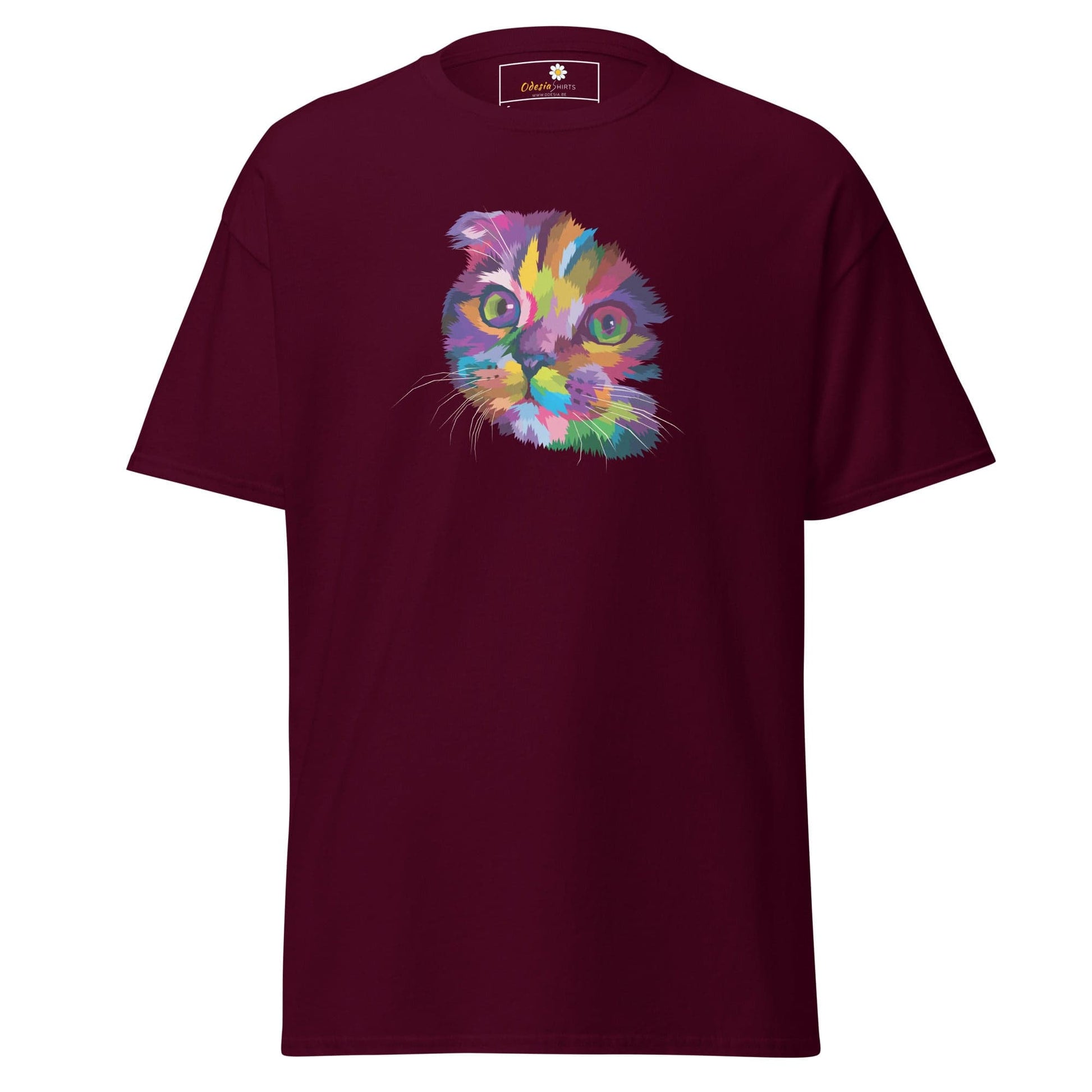 Art T-shirt Design Tee • Man / Woman • [s-xl] - Maroon / s