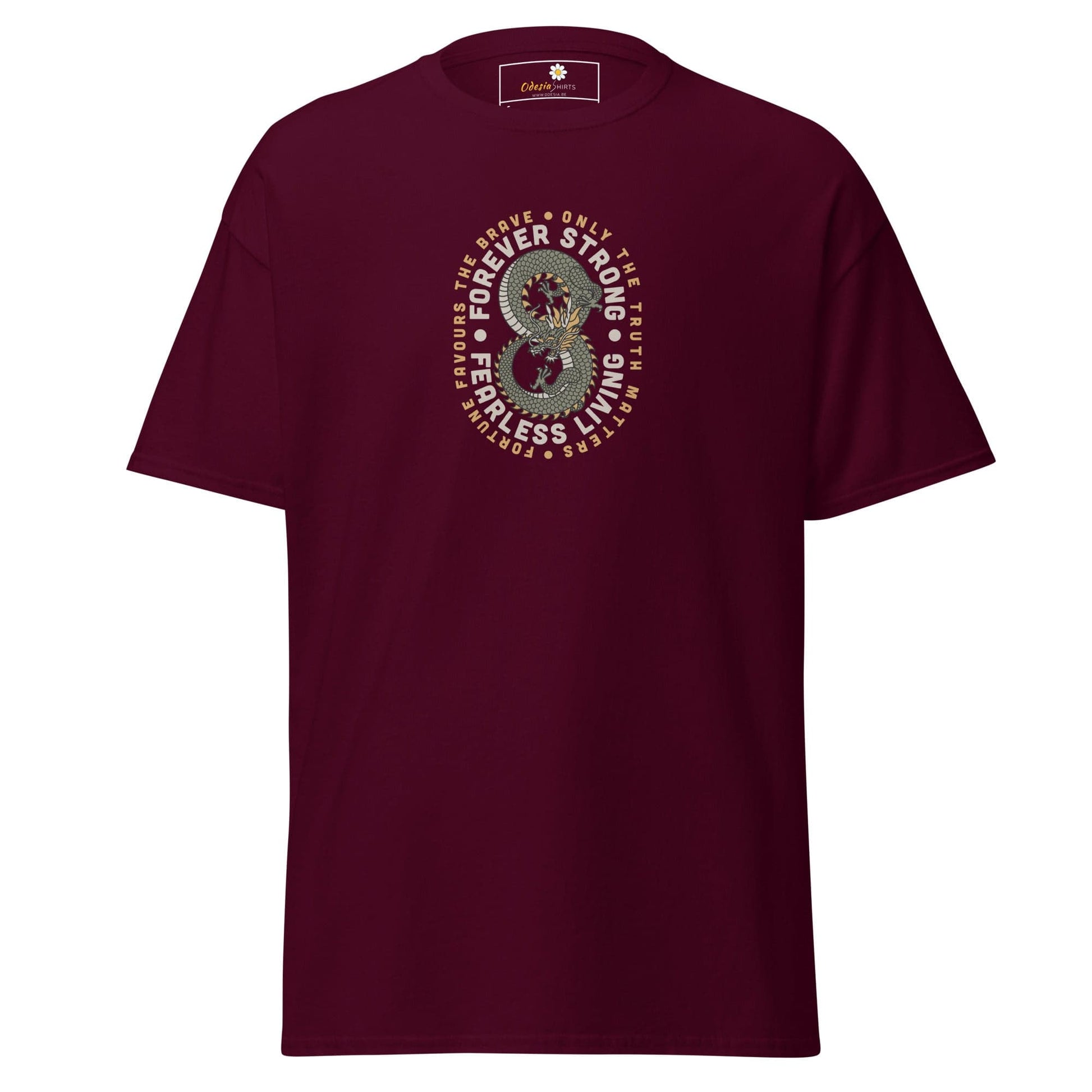Art T-shirt Design Tee • Man / Woman • [s-xl] - Maroon / s
