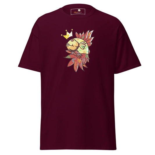 Art T-shirt Design Tee • Man / Woman • [s-xl] - Maroon / s