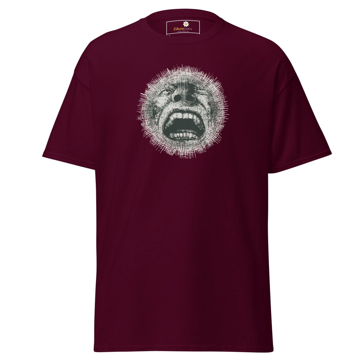 Art T-shirt Design Tee • Man / Woman • [s-xl] - Maroon / s