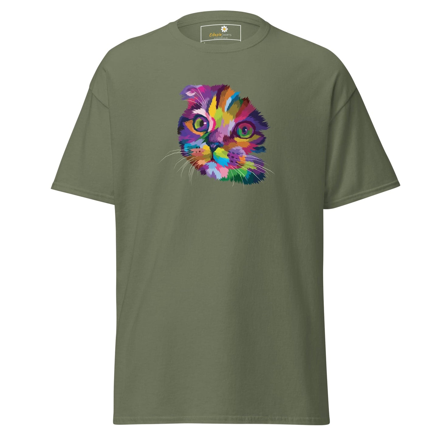 Art T-shirt Design Tee • Man / Woman • [s-xl] - Military Green / s