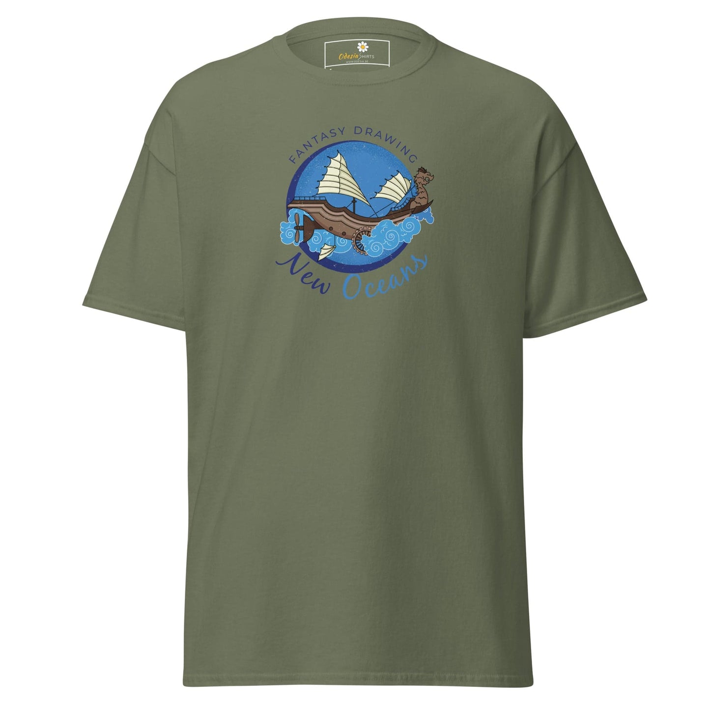 Art T-shirt Design Tee • Man / Woman • [s-xl] - Military Green / s
