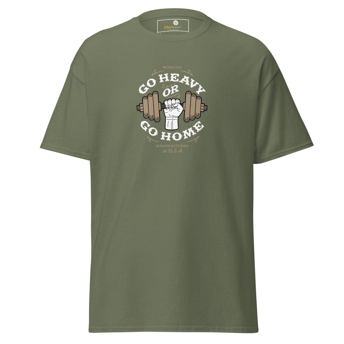 Art T-shirt Design Tee • Man / Woman • [s-xl] - Military Green / s