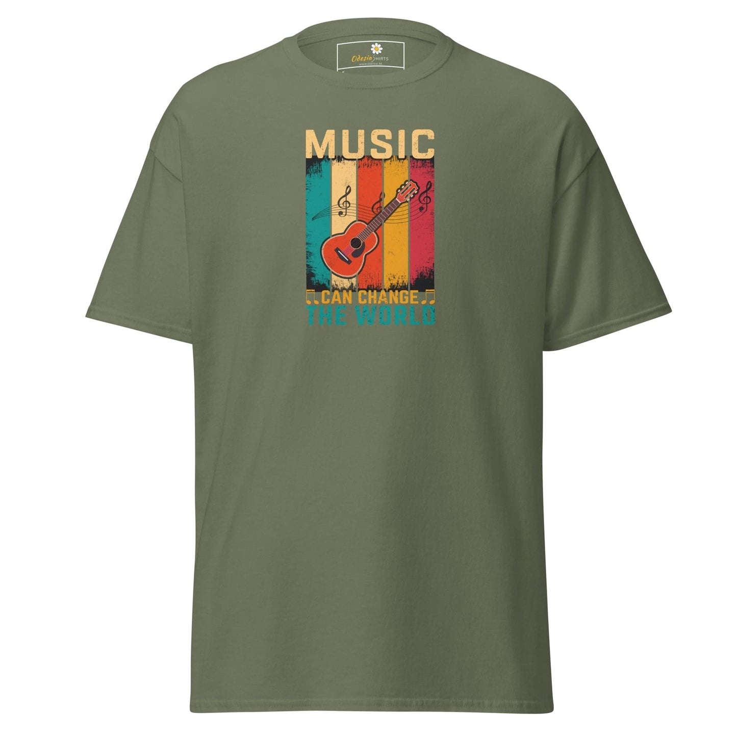 Art T-shirt Design Tee • Man / Woman • [s-xl] - Military Green / s
