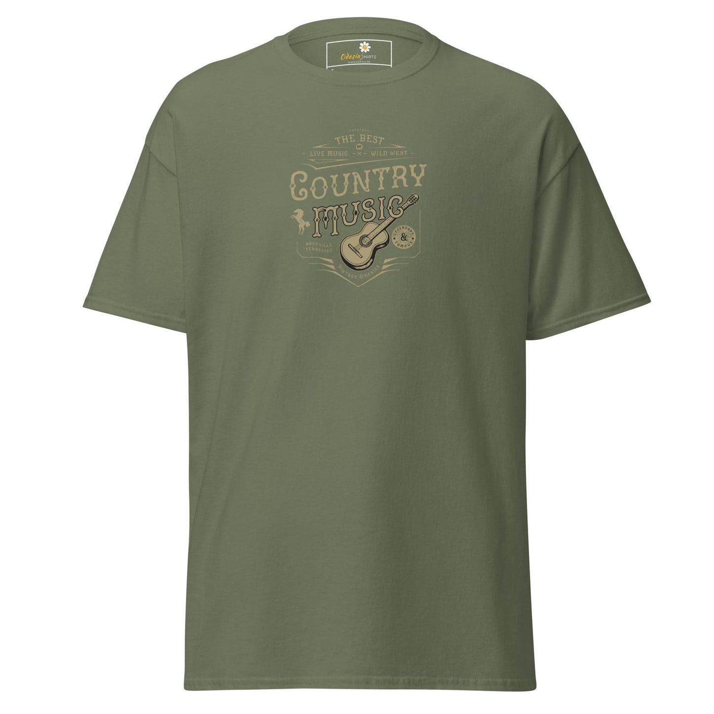 Art T-shirt Design Tee • Man / Woman • [s-xl] - Military Green / s