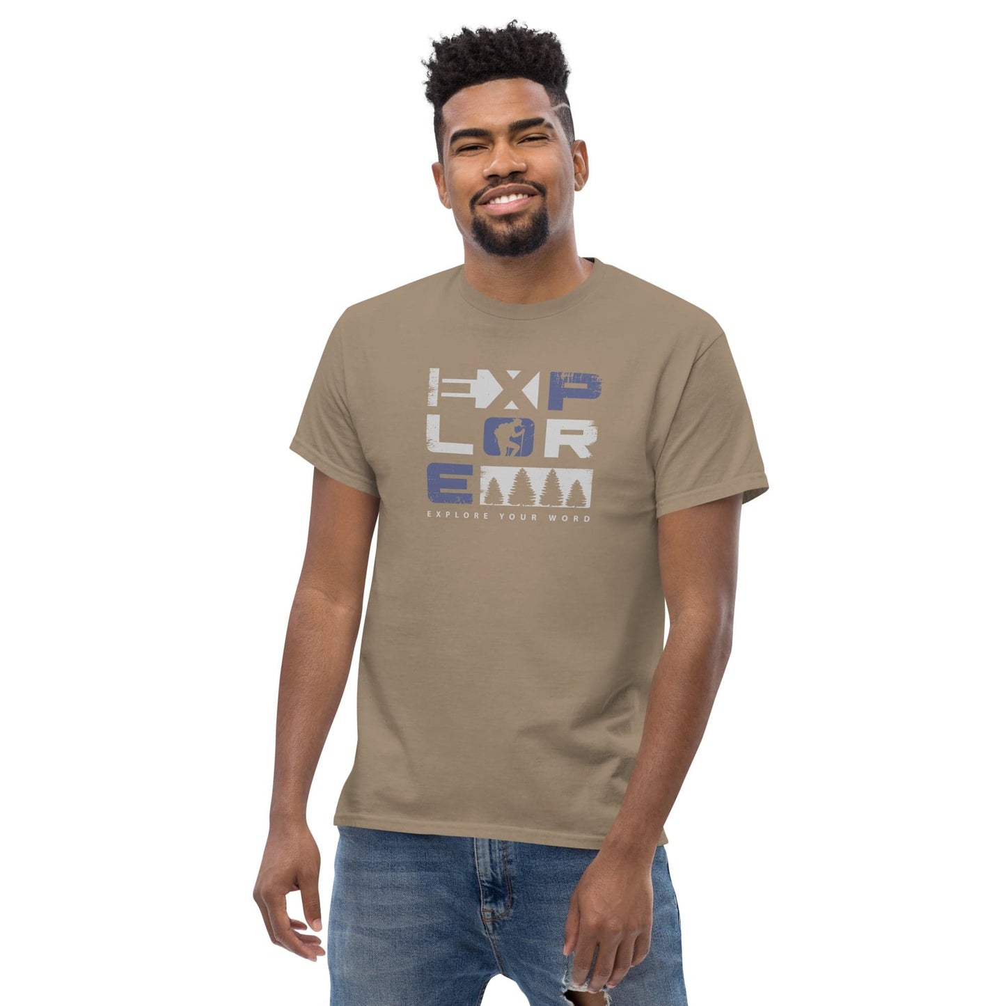 Art T-shirt Design Tee • Men / Women • [2xl-5xl] - Brown Savana / 2xl