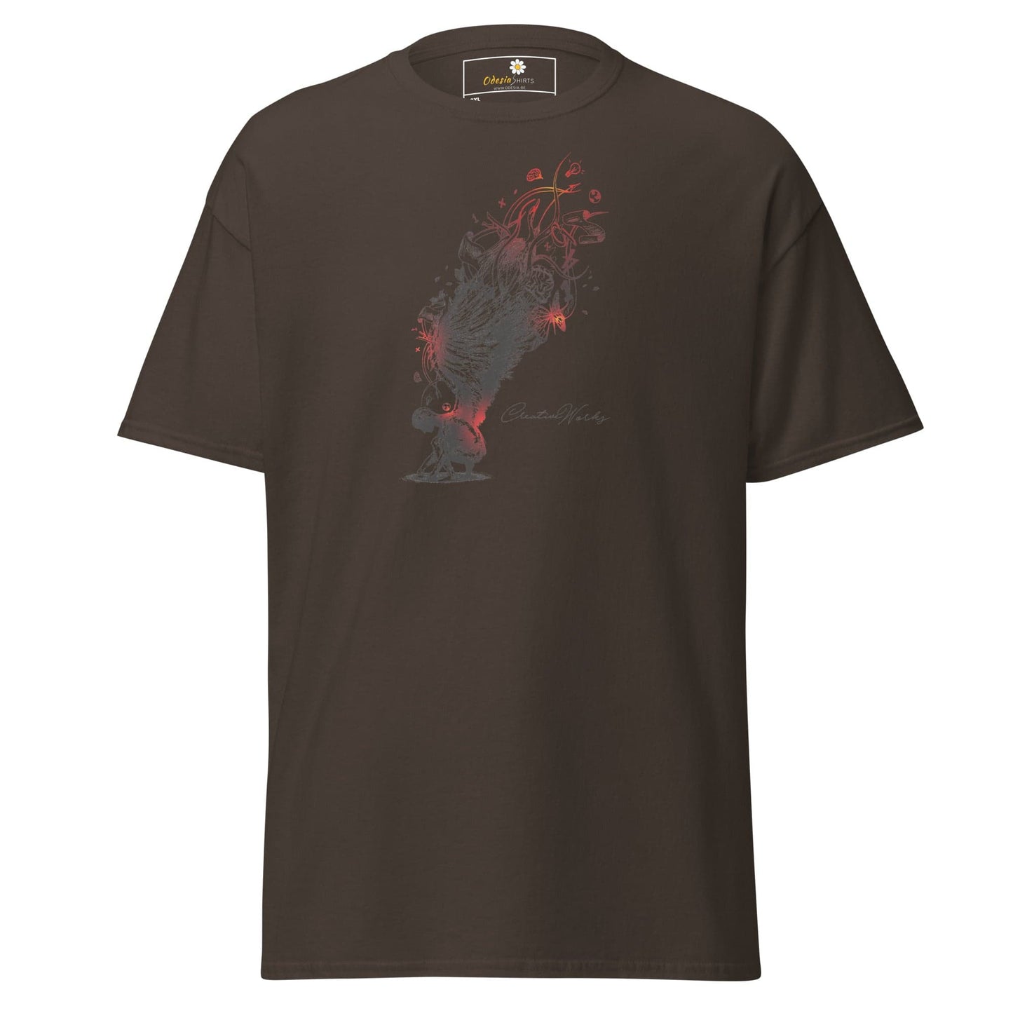 Art T-shirt Design Tee • Men / Women • [2xl-5xl] - Dark Chocolate / 2xl