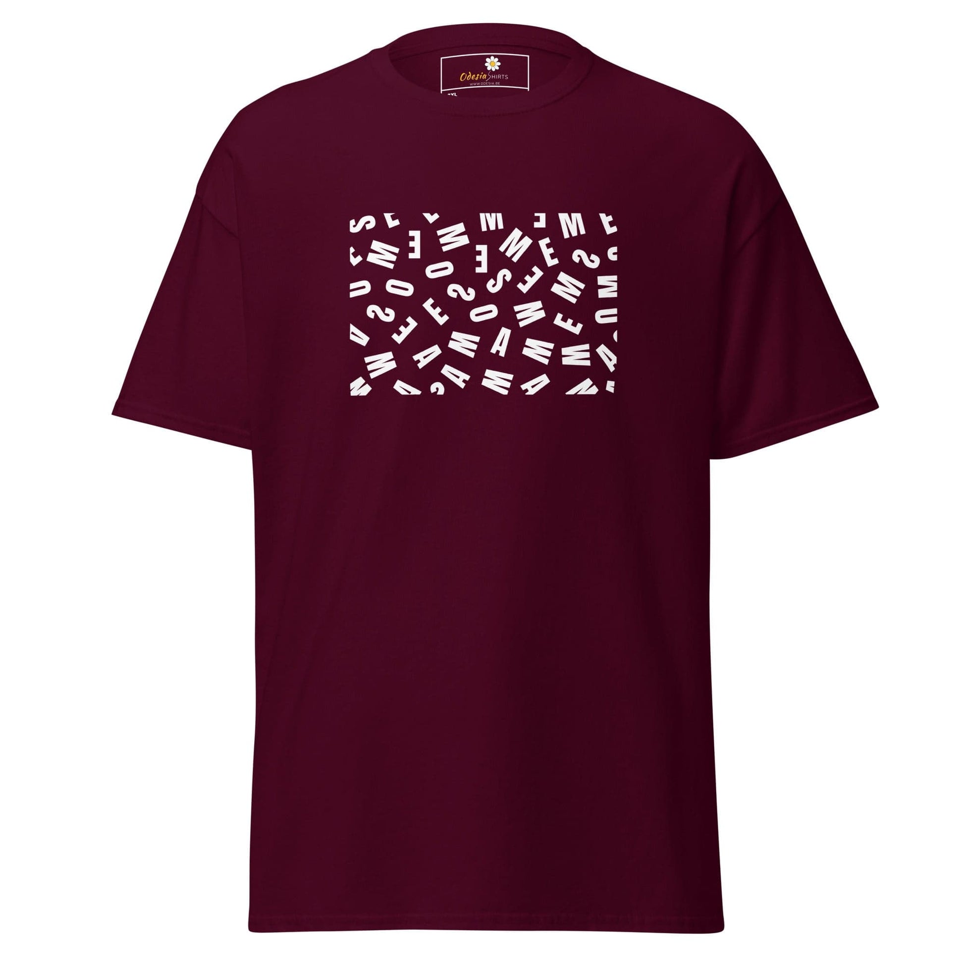 Art T-shirt Design Tee • Men / Women • [2xl-5xl] - Maroon / 2xl