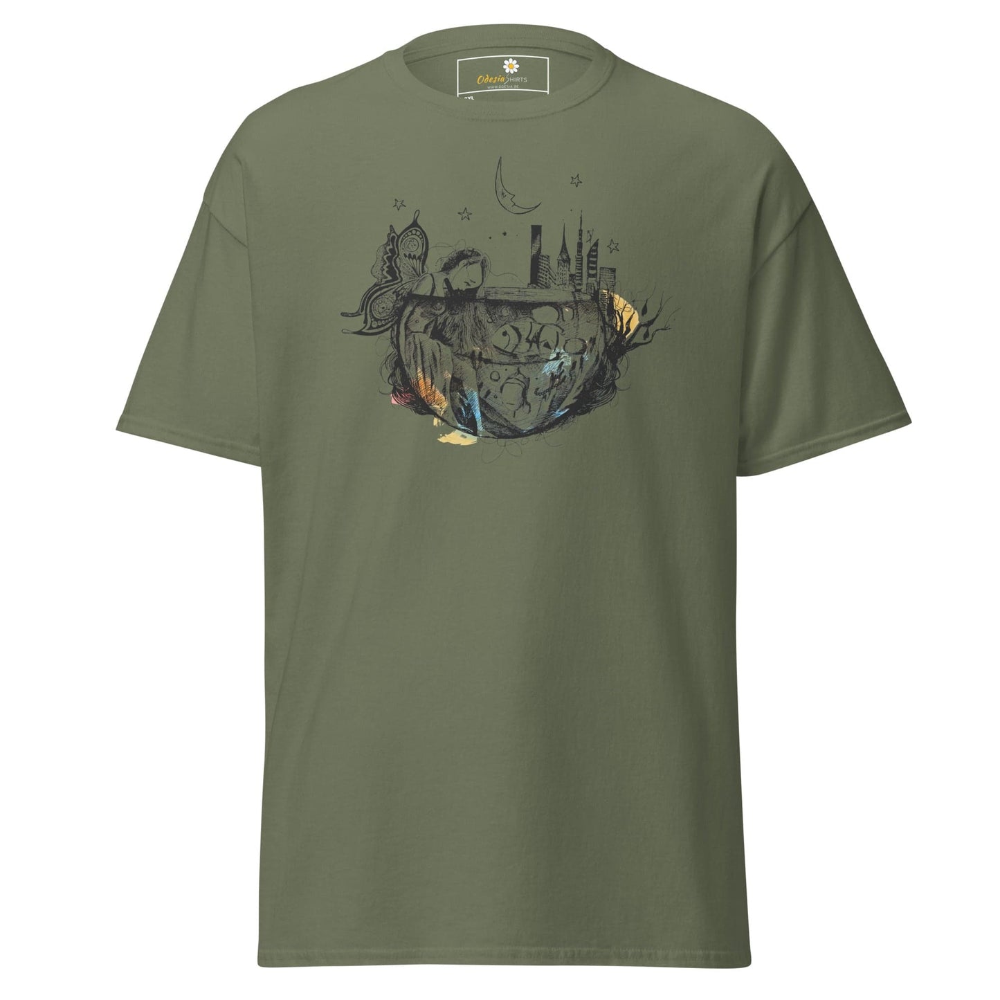 Art T-shirt Design Tee • Men / Women • [2xl-5xl] - Military Green / 2xl