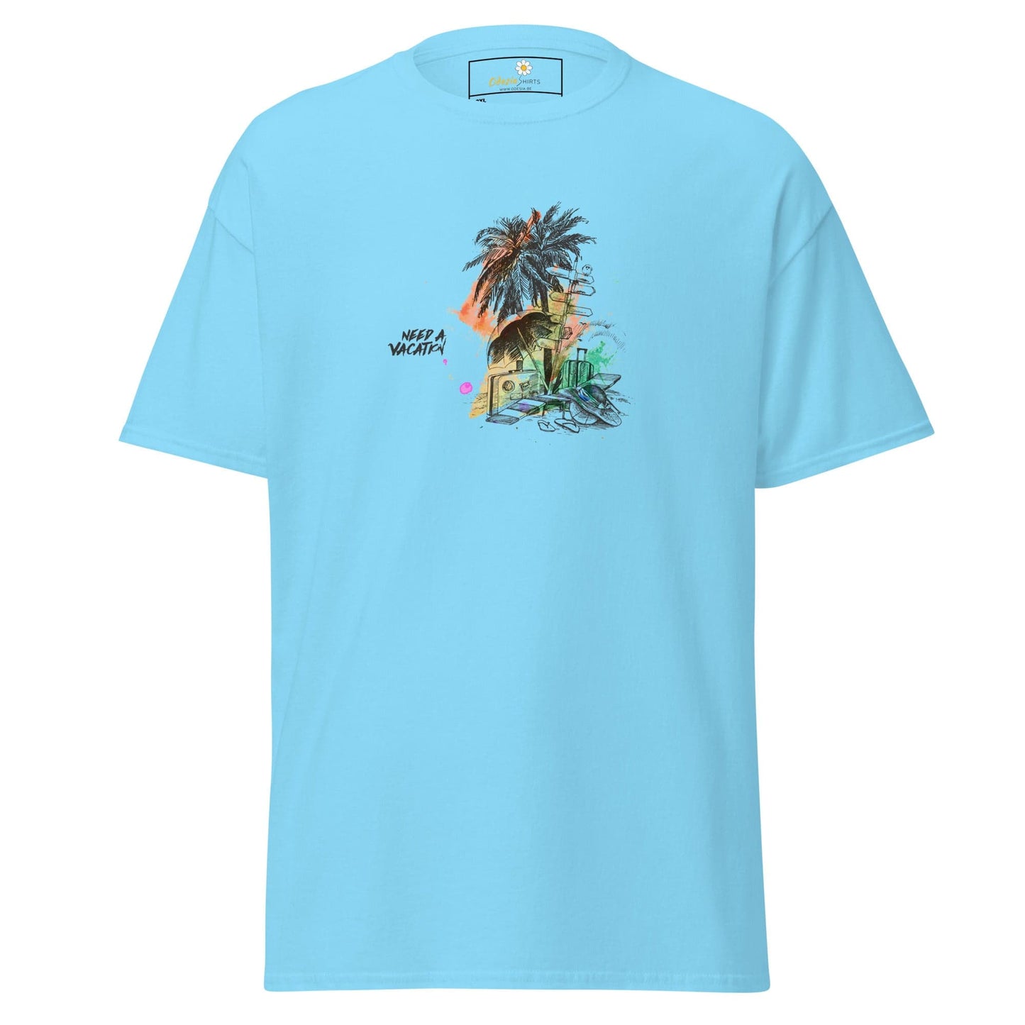 Art T-shirt Design Tee • Men / Women • [2xl-5xl] - Sky / 2xl