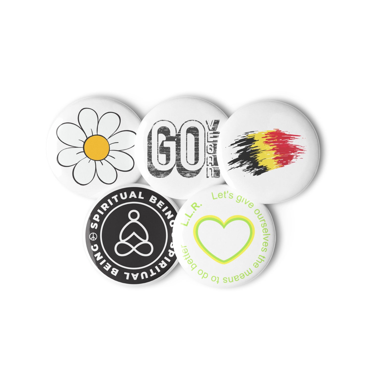 ODESIA - Set von Ansteckknöpfen - GROSS