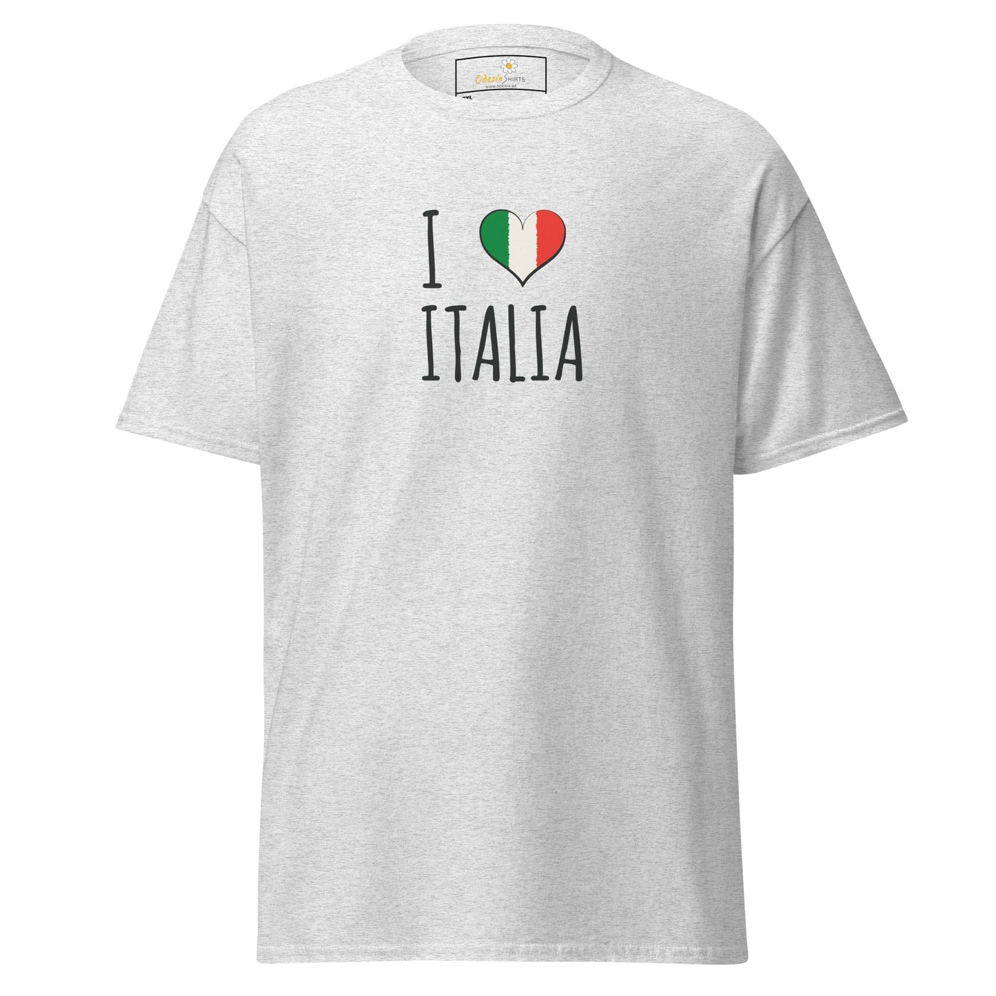 Unisex classic tee - COUNTRY I LOVE ITALY - BIG - Ash / 2XL