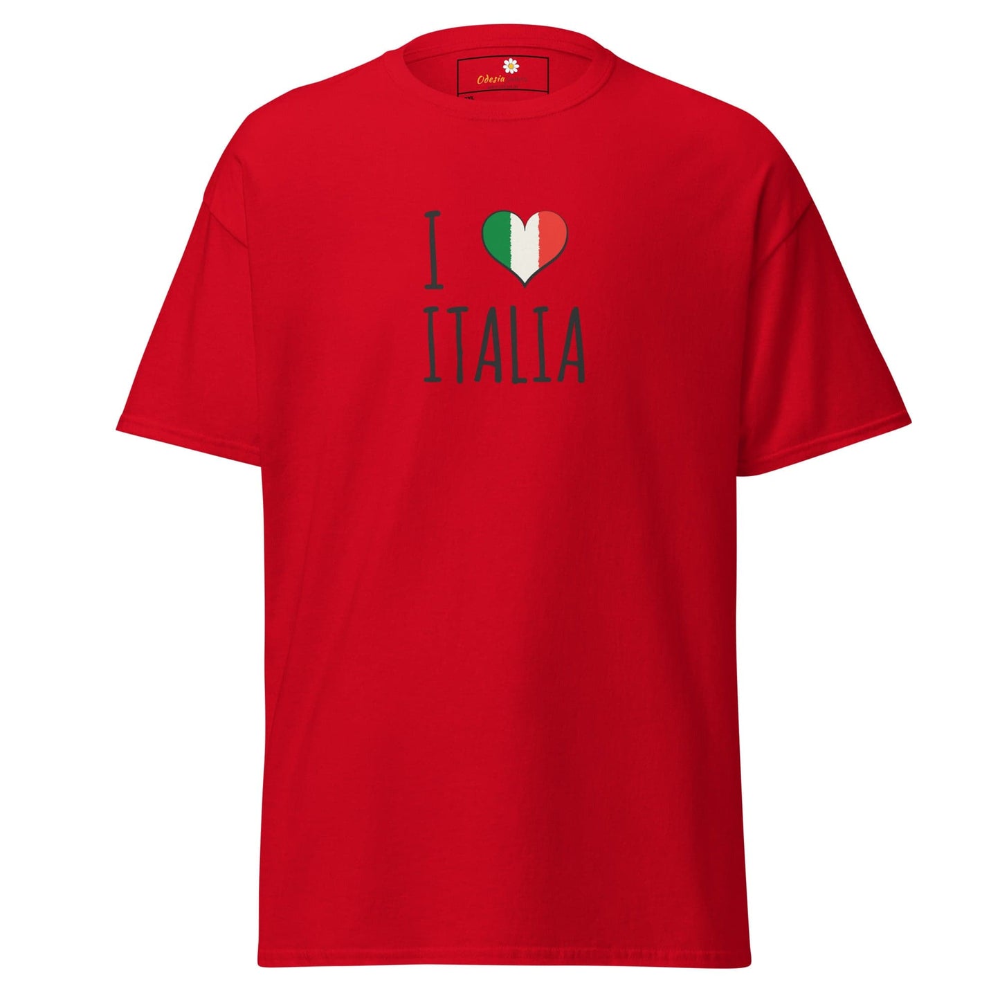 Unisex classic tee - COUNTRY I LOVE ITALY - BIG - Red / 2XL