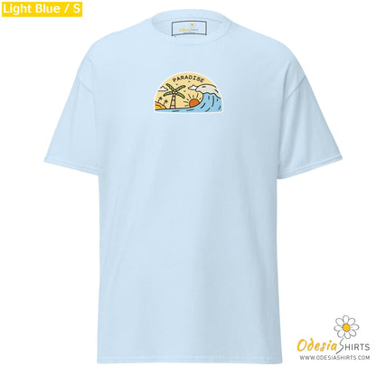 Unisex classic tee - SUMMER ISLAND PARADISE - REGULAR - Light Blue / S