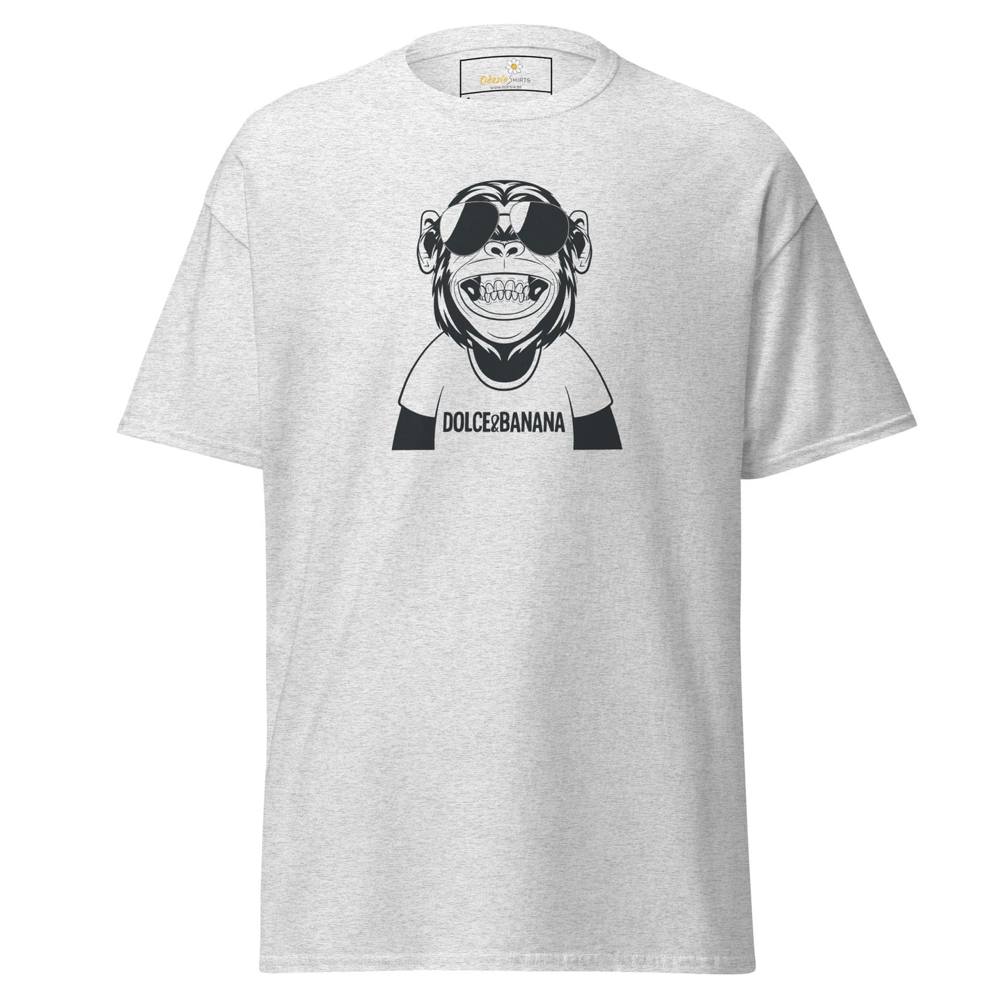 Unisex classic t-shirt - FUN DOLCE BANANA - REGULAR - Ash / S