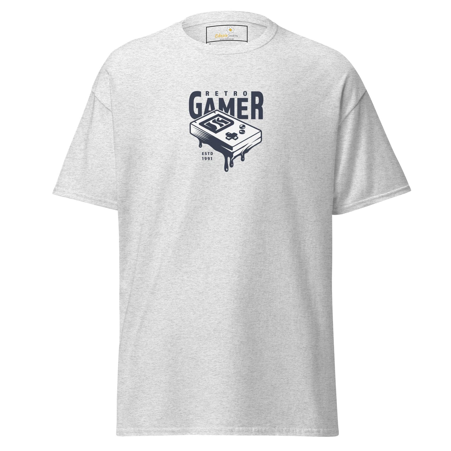 Unisex classic tee - IT RETRO GAMER - REGULAR - Ash / S