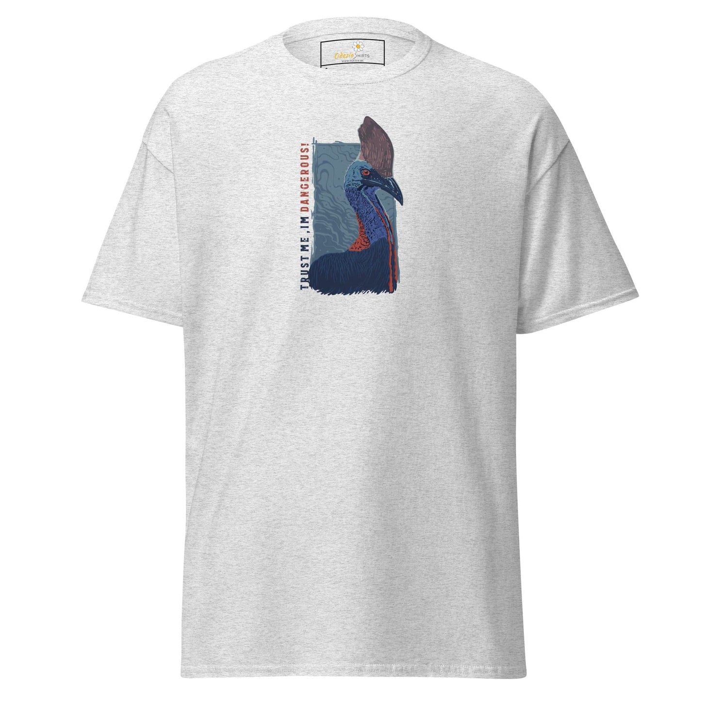 Unisex classic t-shirt - WILD LIFE DANGEROUS - REGULAR - Ash / S