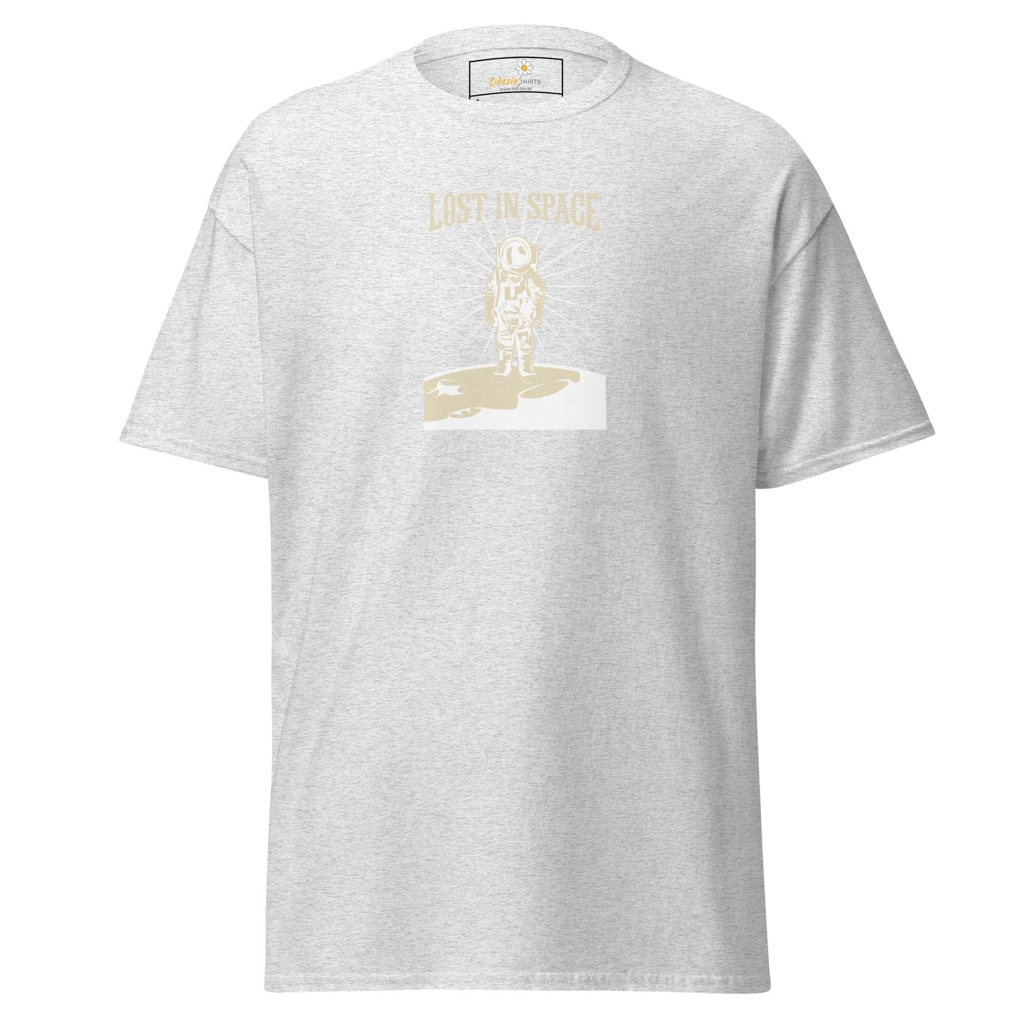 Unisex classic tee - ASTRONAUT LOST IN SPACE - REGULAR - Ash / S