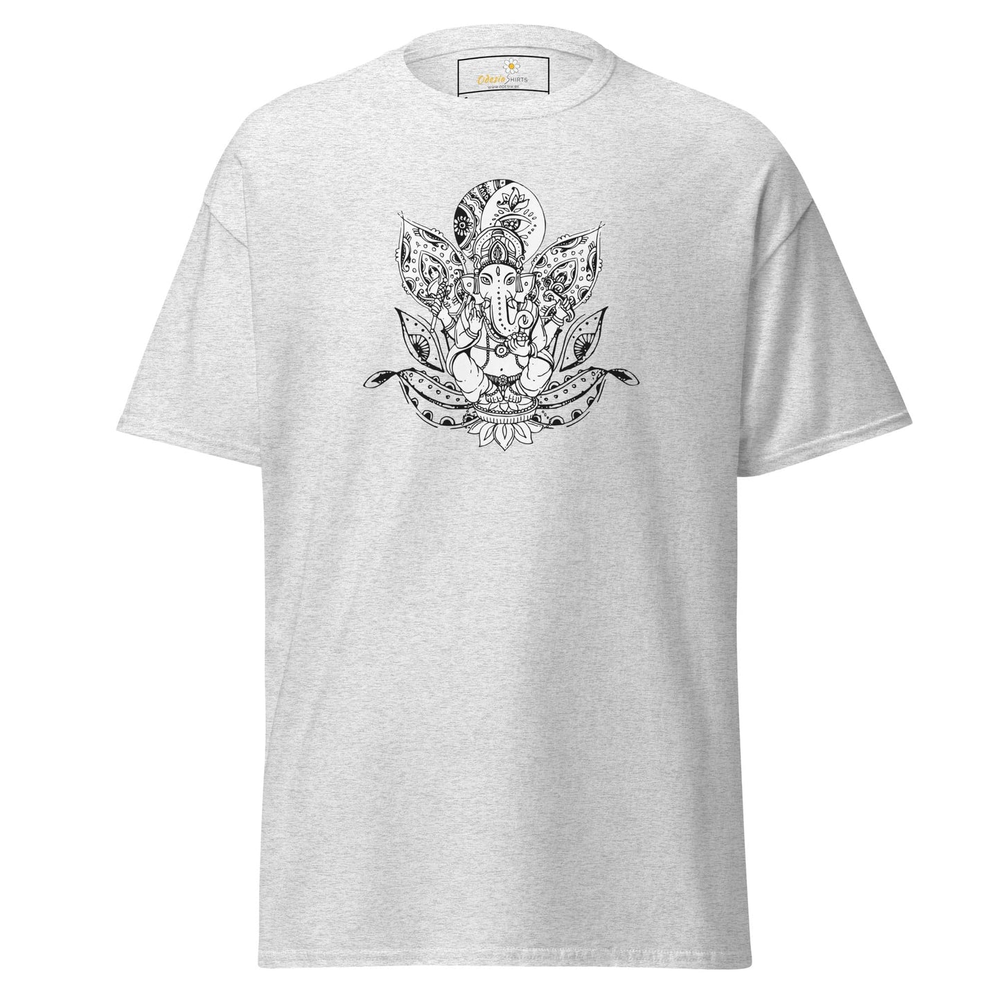 Unisex classic t-shirt - SPIRITUAL GANESH - REGULAR - Ash / S