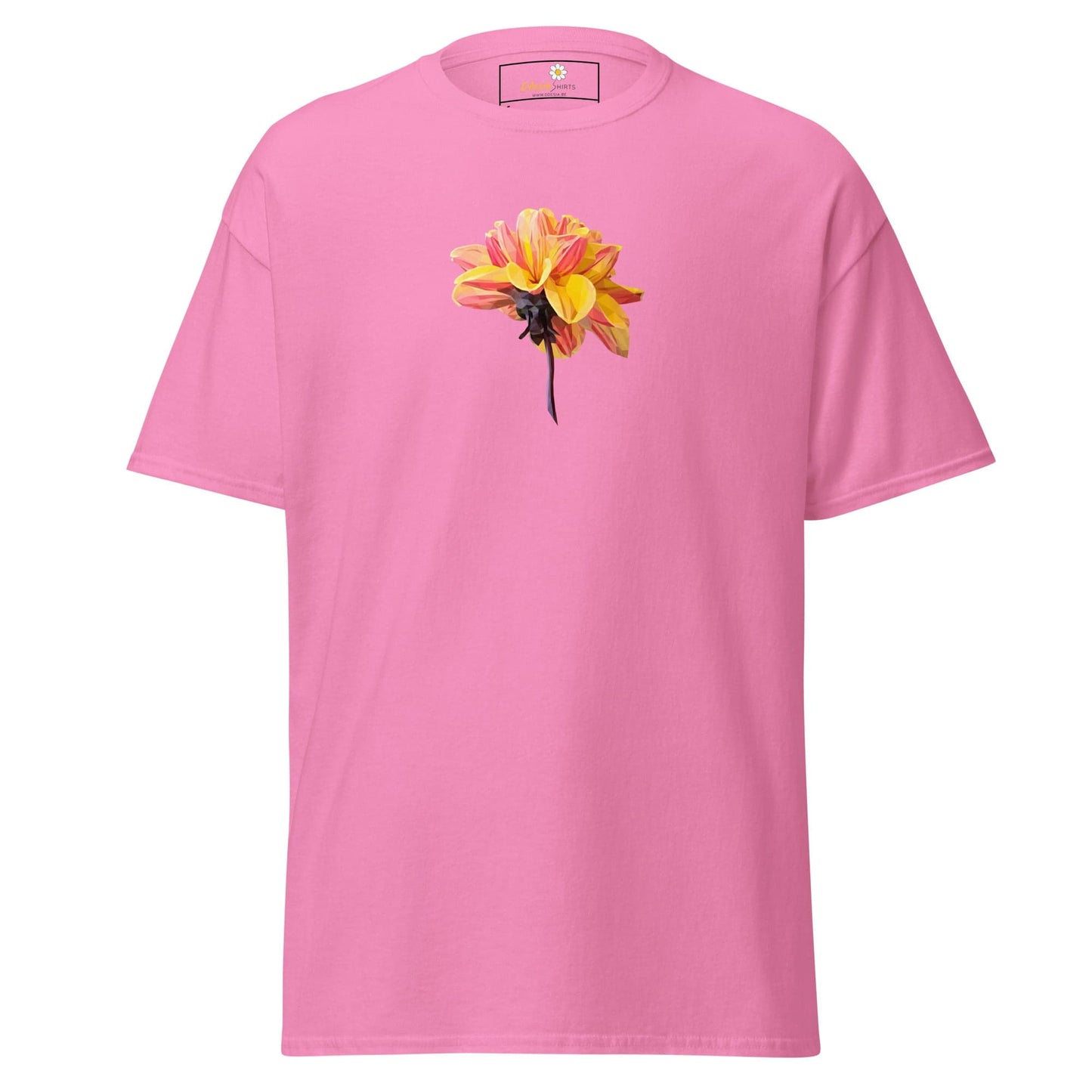 Unisex classic t-shirt - NATURE RED YELLOW FLOWER - REGULAR - Azalea / S