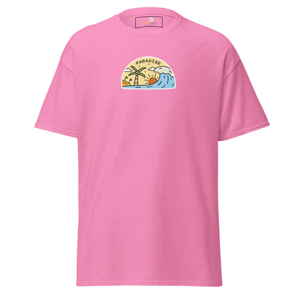 Unisex classic tee - SUMMER ISLAND PARADISE - REGULAR - Azalea / S