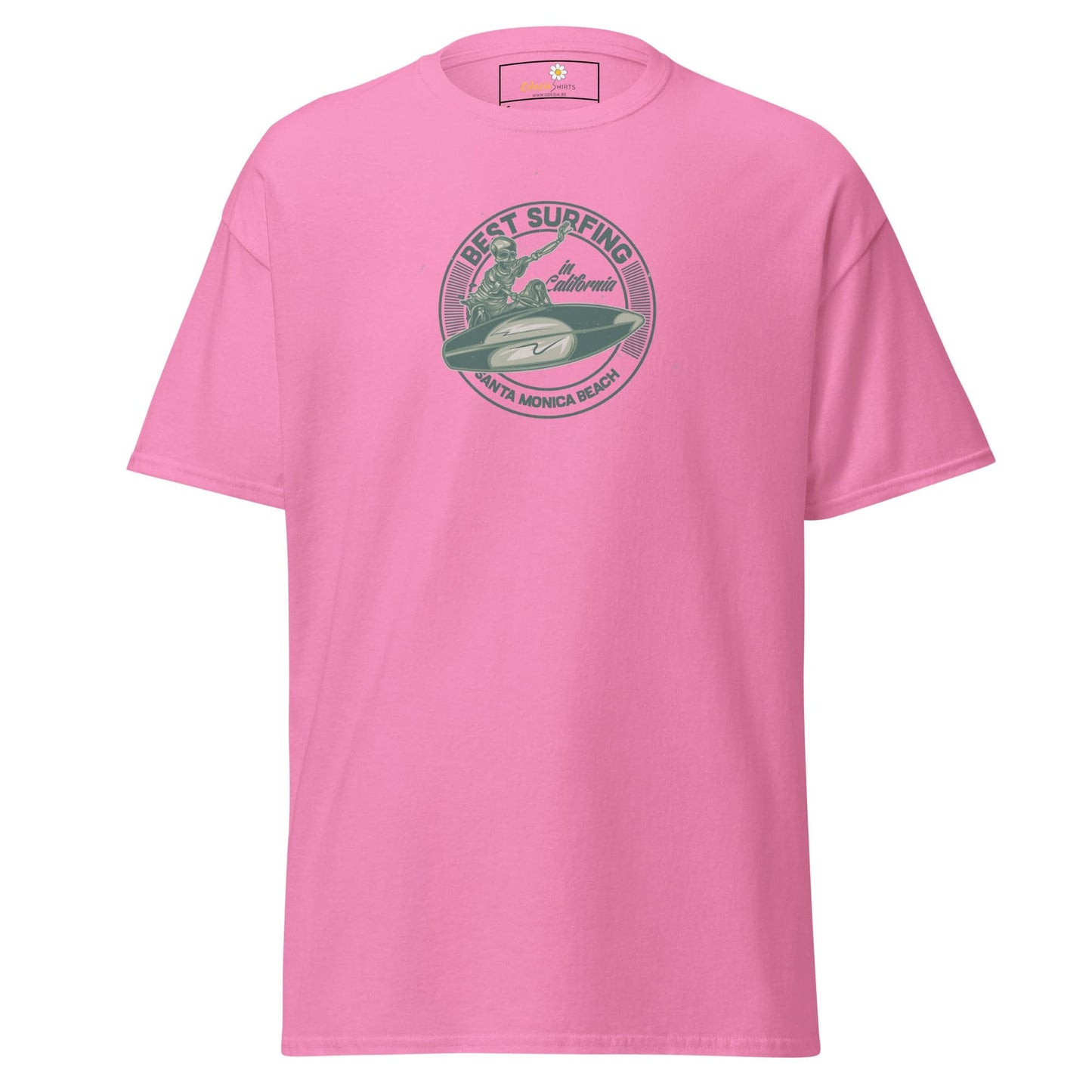 Unisex classic t-shirt - SPORT BEST SURFING - REGULAR - Azalea / S