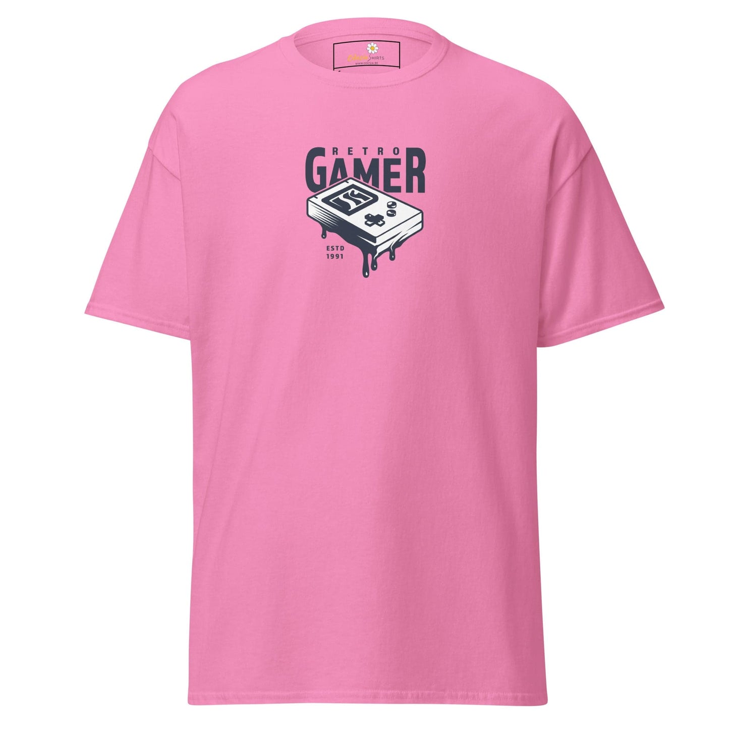 Unisex classic tee - IT RETRO GAMER - REGULAR - Azalea / S