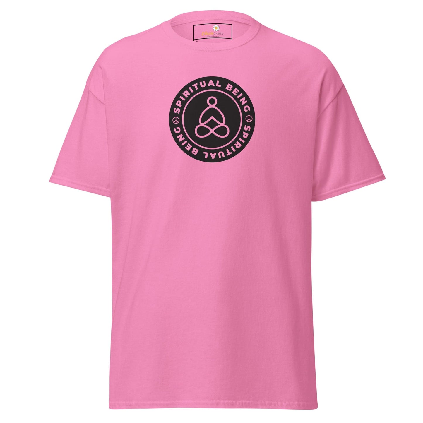 Unisex classic tee - SPIRITUAL BEING - REGULAR - Azalea / S