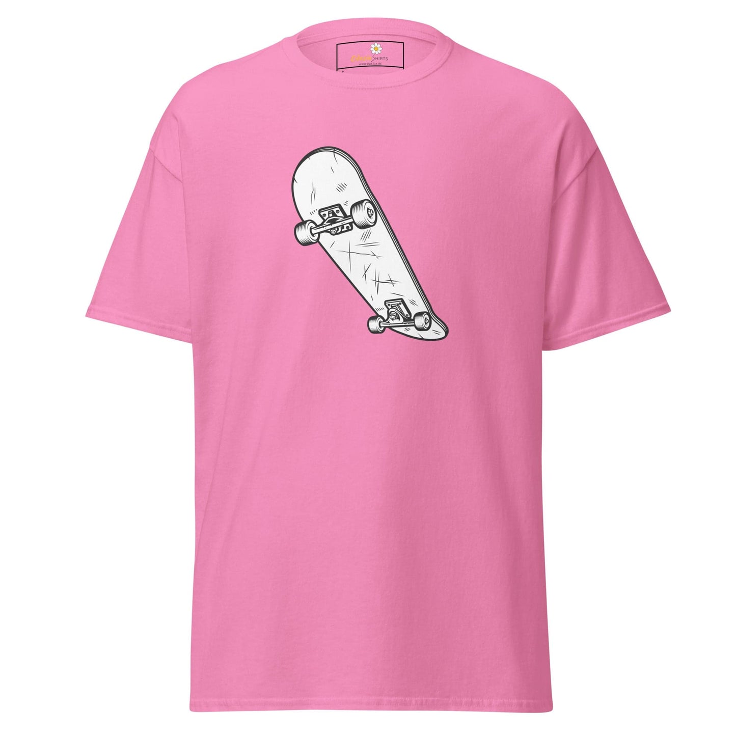 Unisex classic t-shirt - SPORT SKATEBOARD - REGULAR - Azalea / S