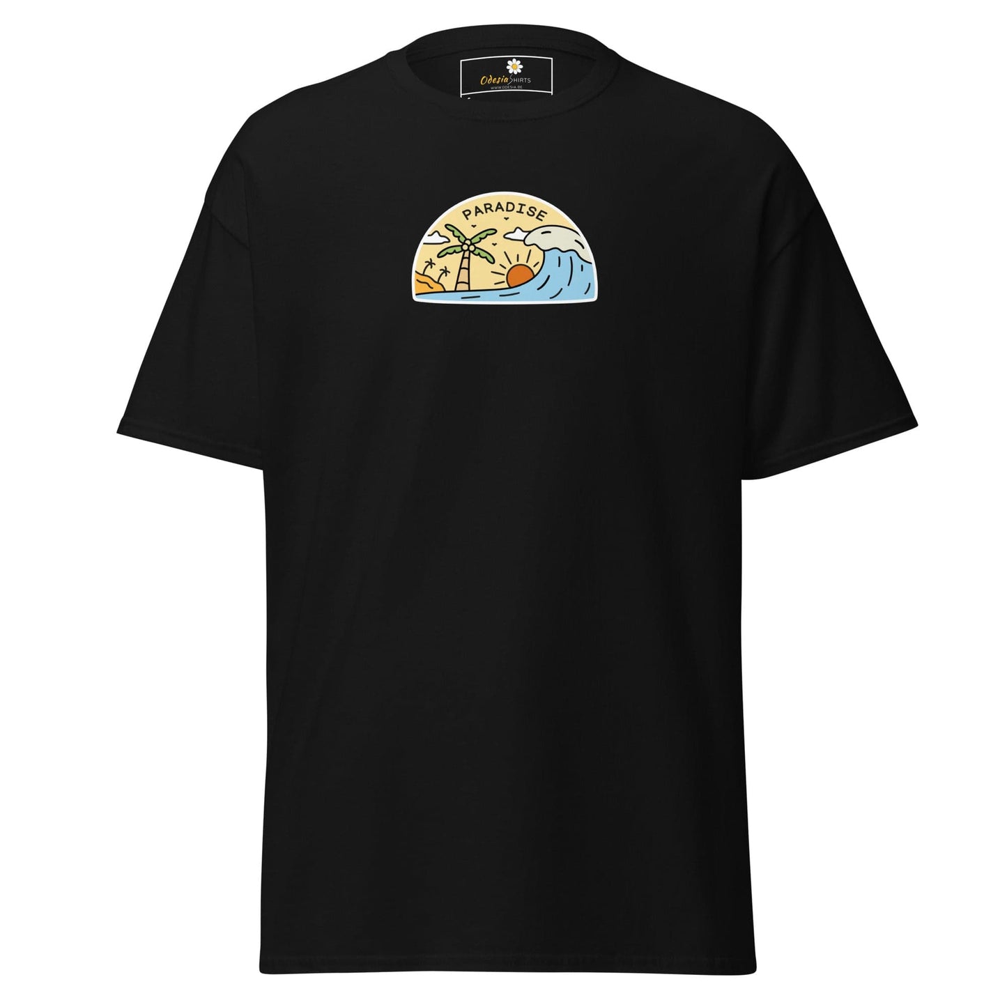 Unisex classic tee - SUMMER ISLAND PARADISE - REGULAR - Black / S