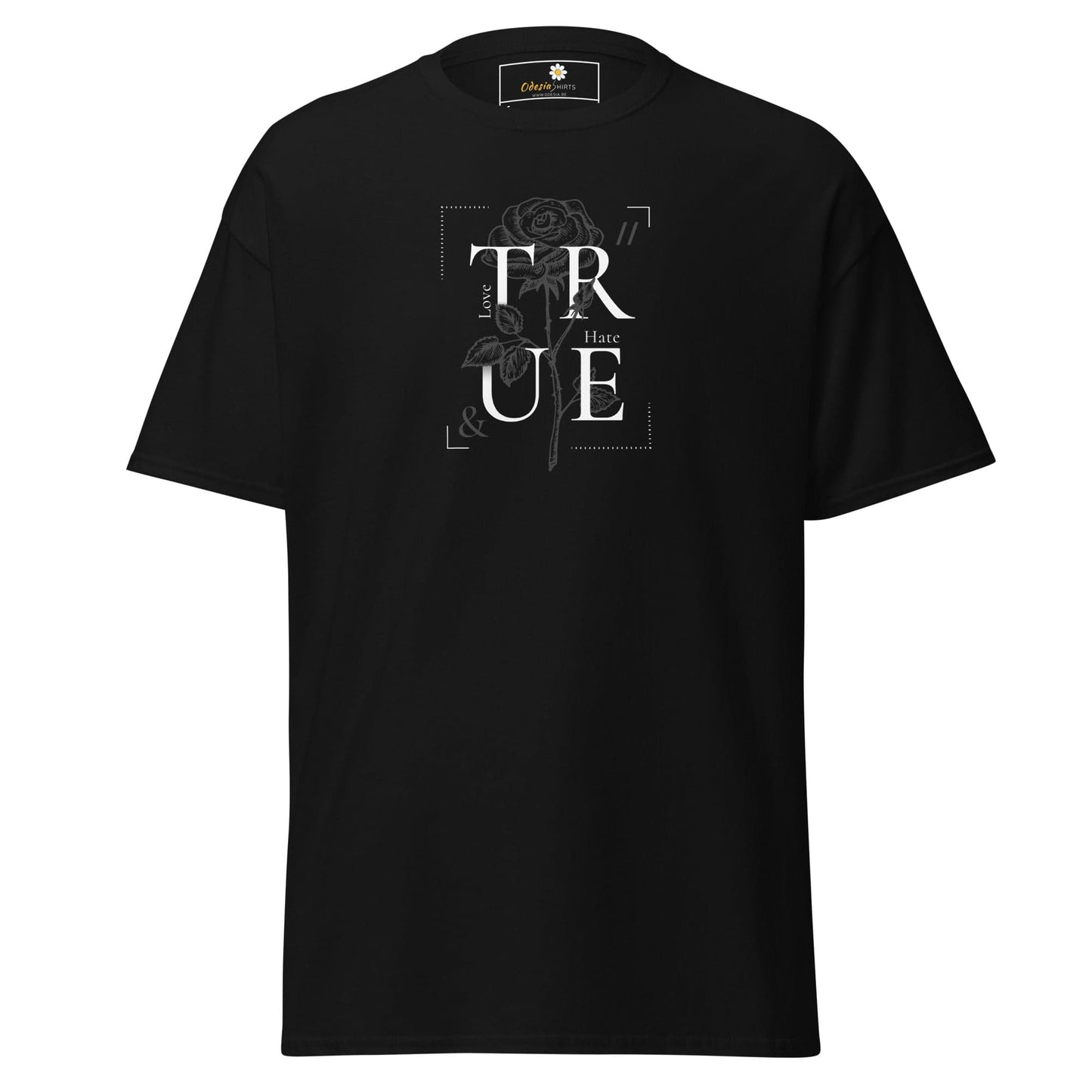 Unisex classic t-shirt - MISC TRUE ROSE - REGULAR - Black / S