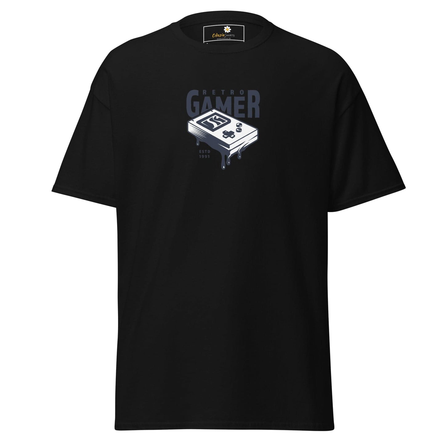 Unisex classic tee - IT RETRO GAMER - REGULAR - Black / S