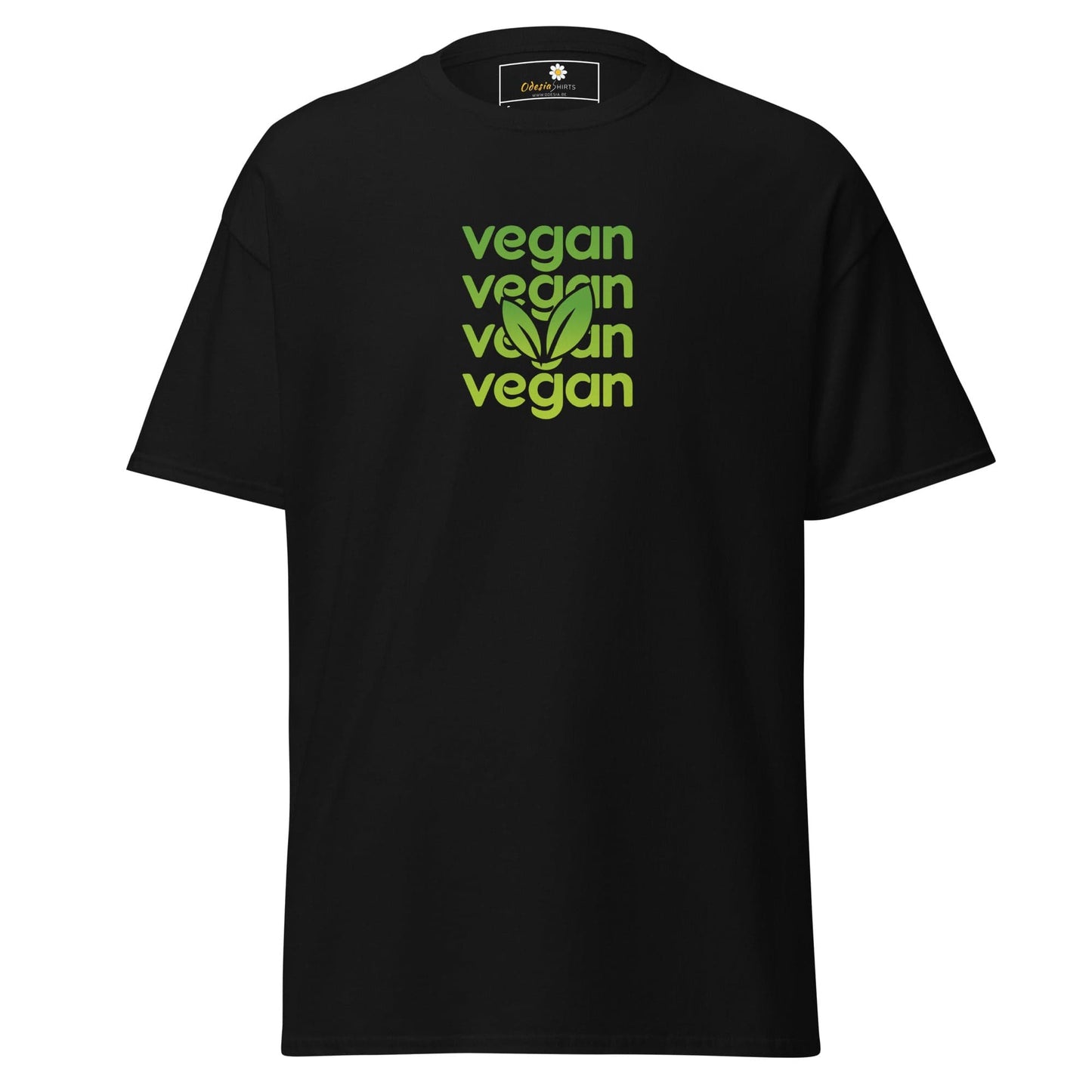 Unisex classic tee - GREEN VEGAN - REGULAR - Black / S
