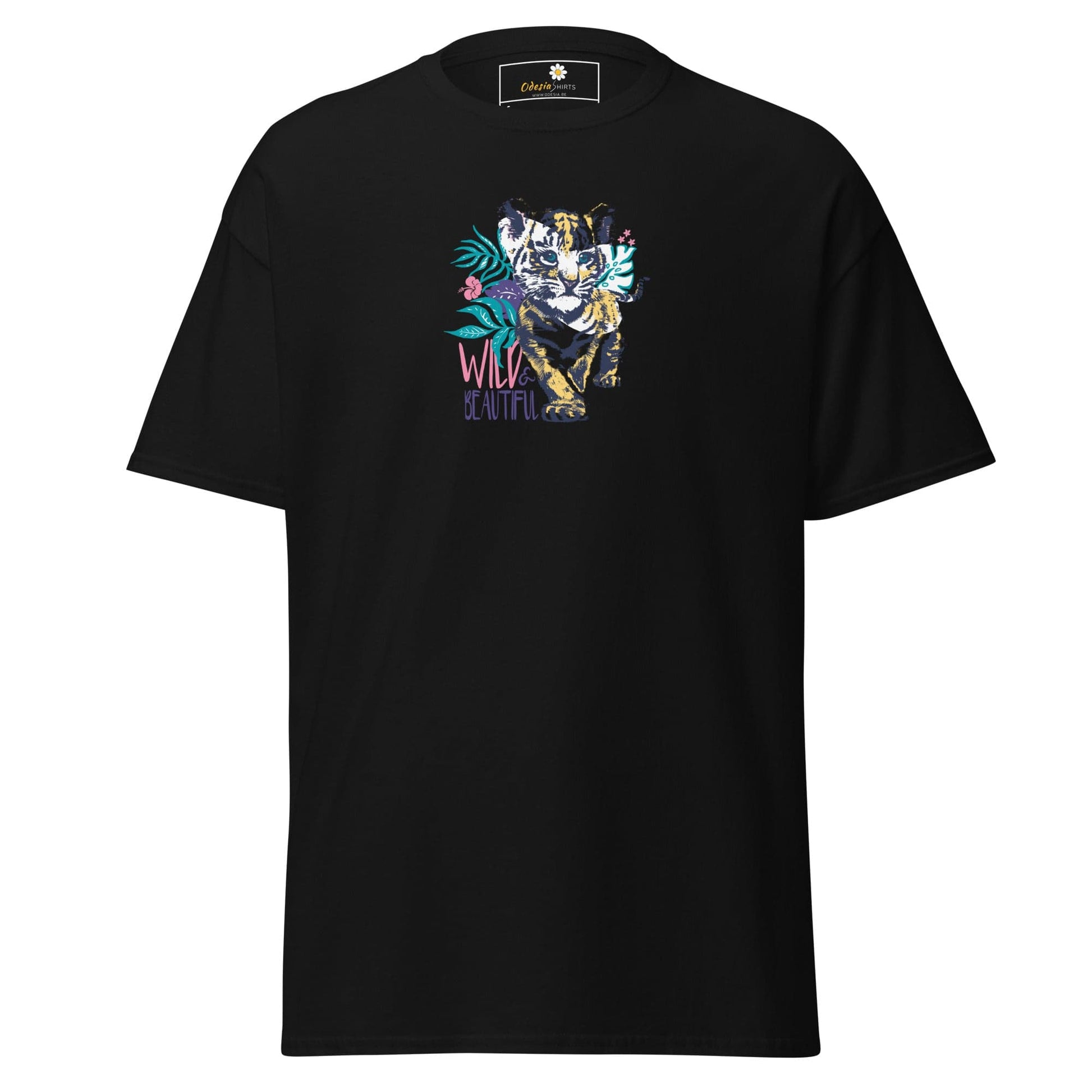 Unisex classic tee - WILD LIFE AND BEAUTIFUL - REGULAR - Black / S