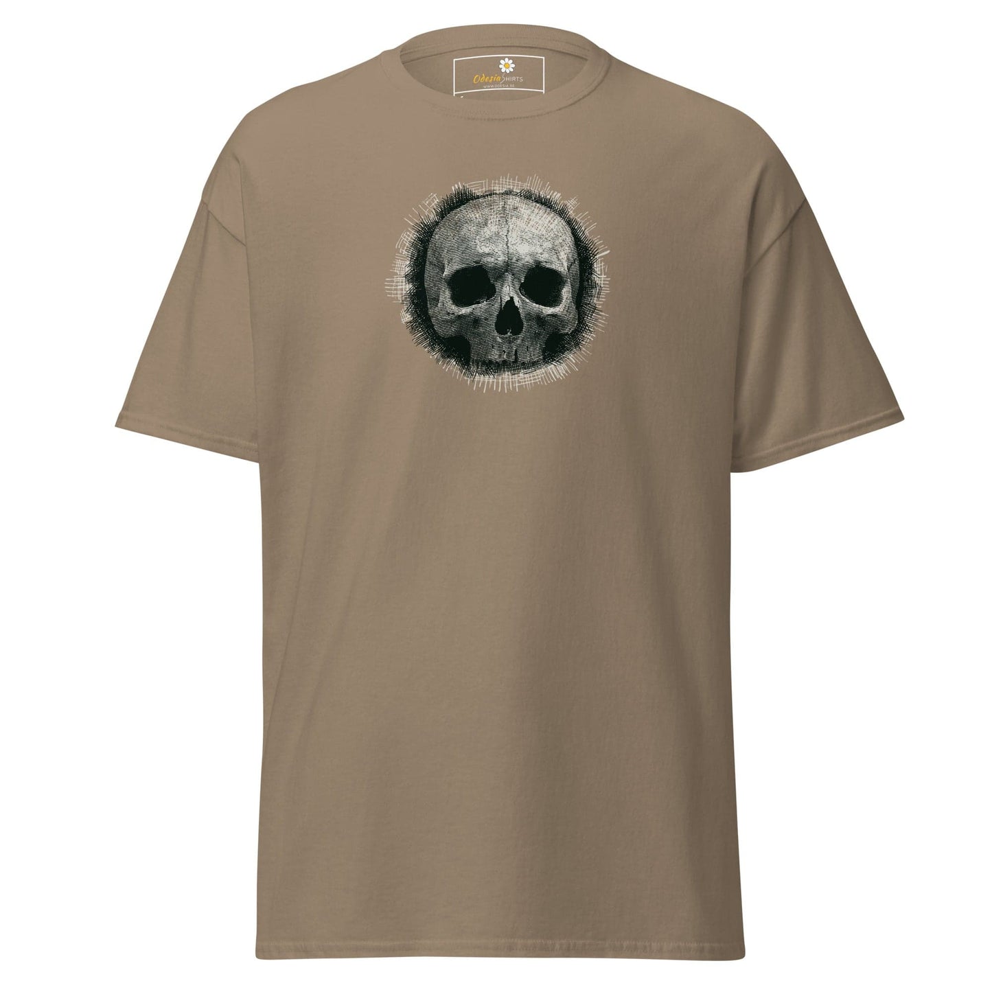 Unisex classic tee - SKULL - REGULAR - Brown Savana / S